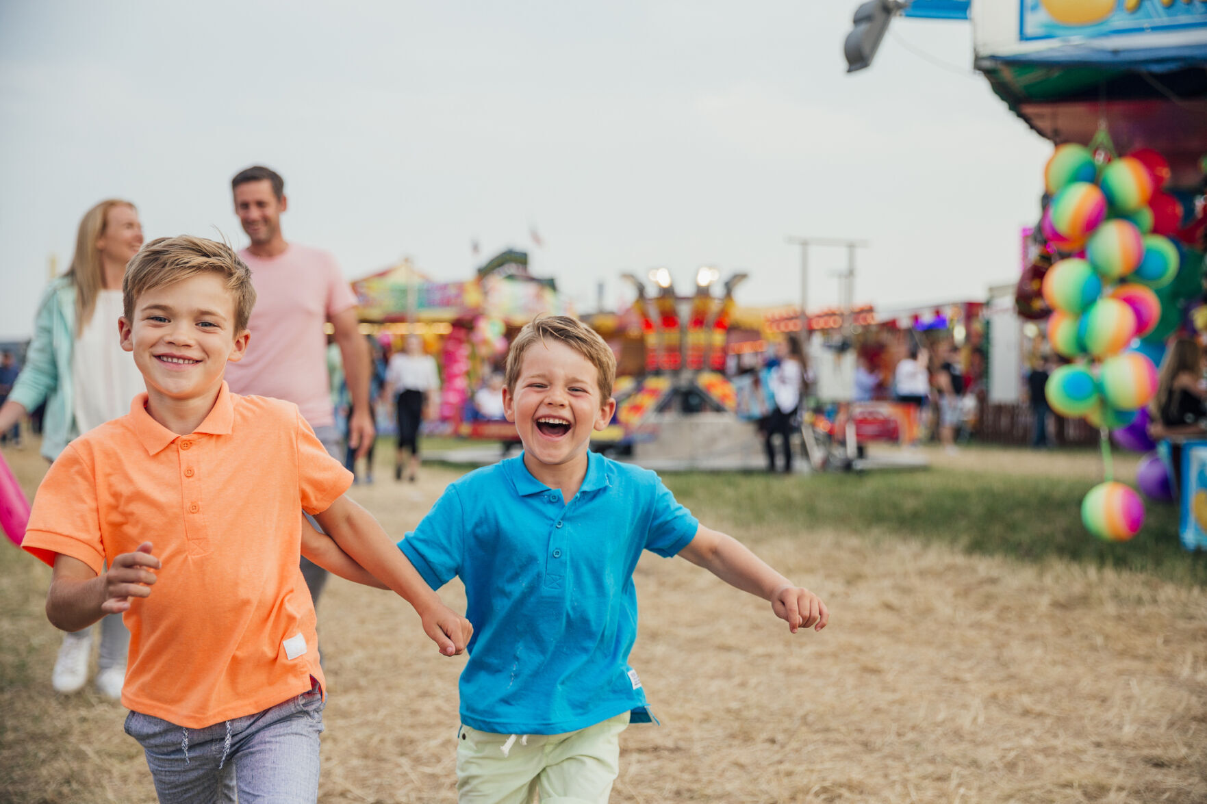 Family Day Out at the Fairground